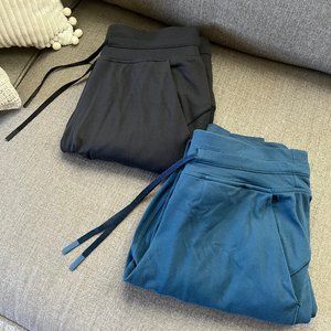 Lululemon Ready To Rulu Jogger/Pant Bundle  - Black and Night Diver - Size 6